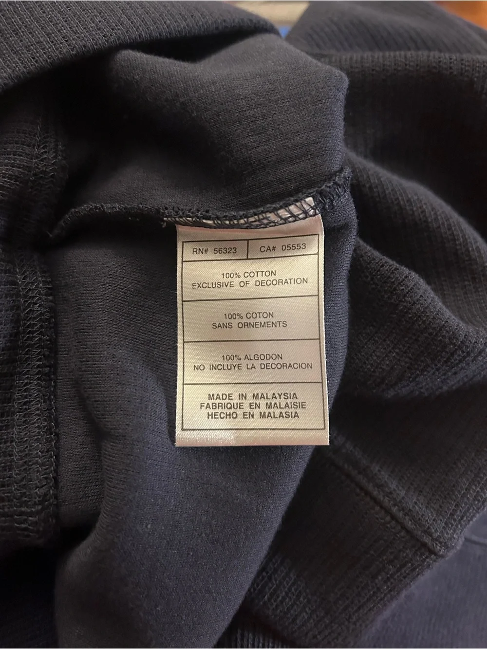 Vintage Nike Golf Swoosh Logo Ribbed Navy Blue Pullover V-neck Sweater XL NWT